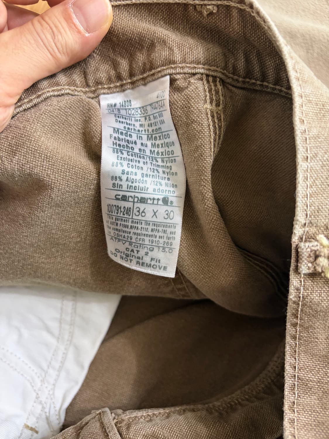 [36x30]빈티지 칼하트 카펜터팬츠 상품이미지9