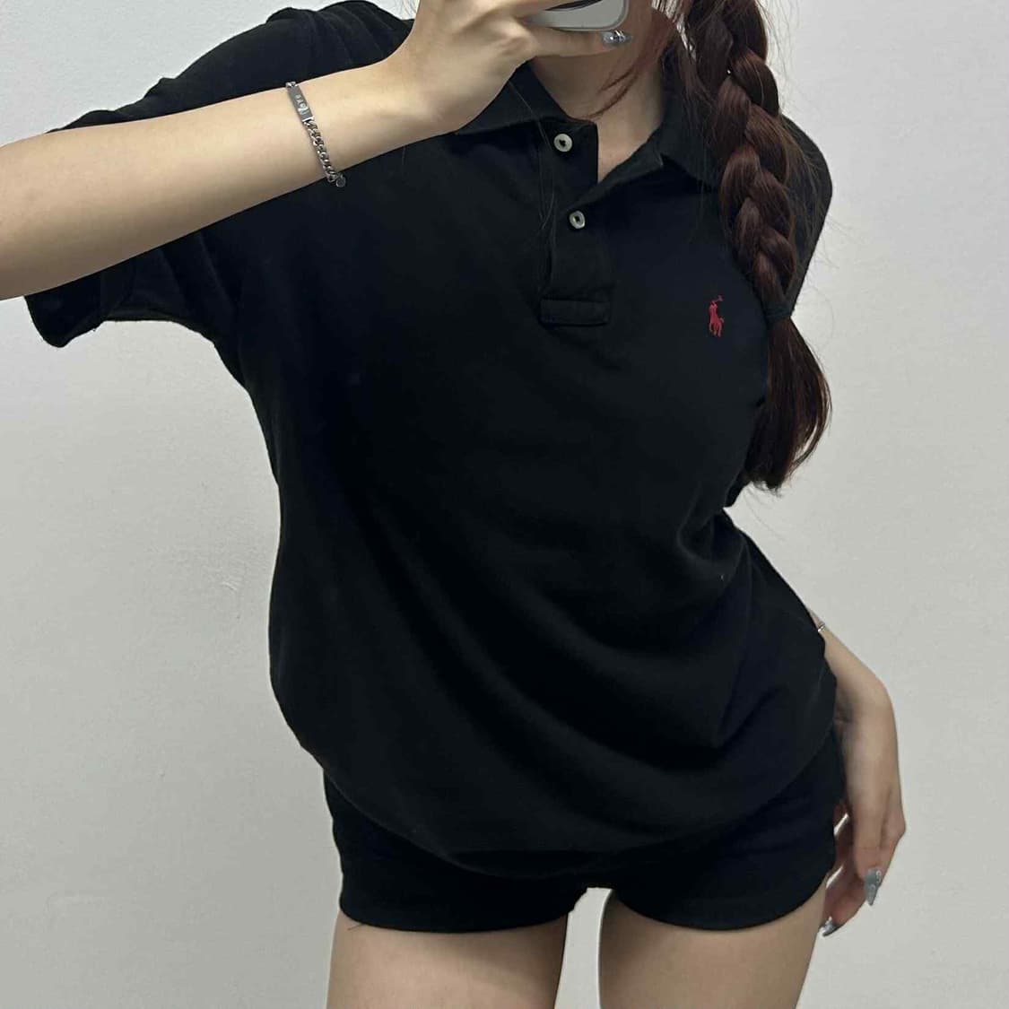 폴로 랄프로렌 블랙pk 반팔 카라티(L) 상품이미지2