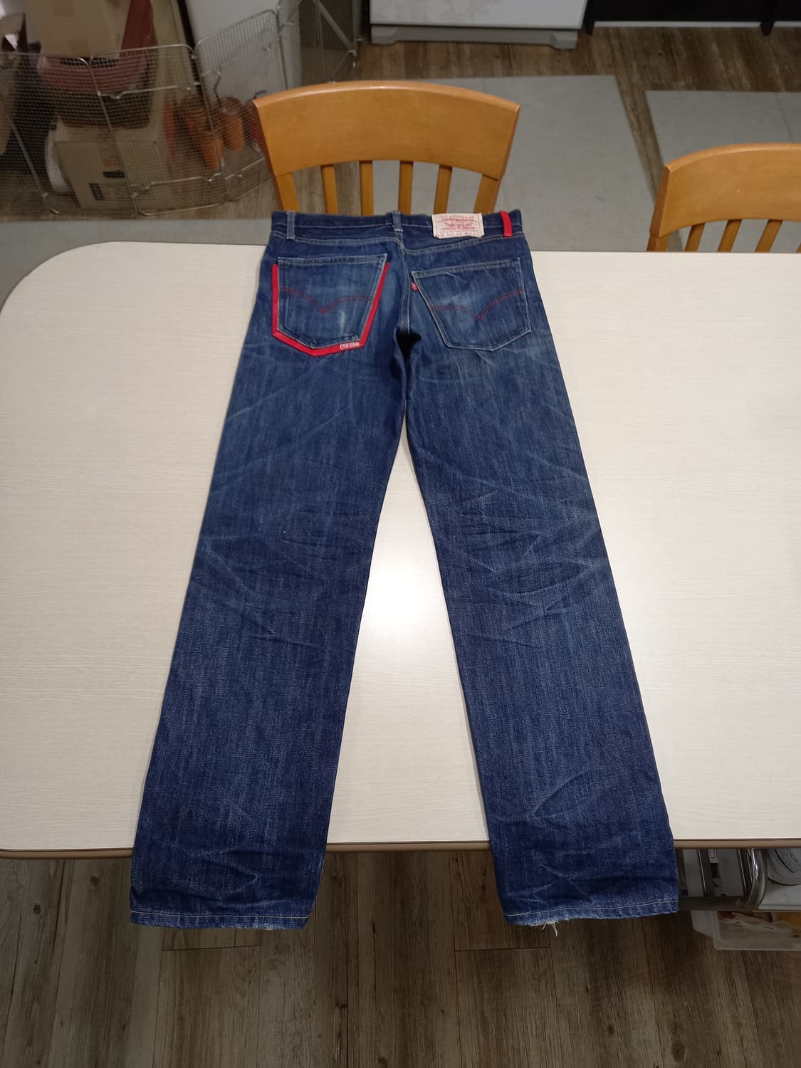 31 빅E 리바이스501xx RED 셀비지 코카콜라진 31-483 상품이미지2