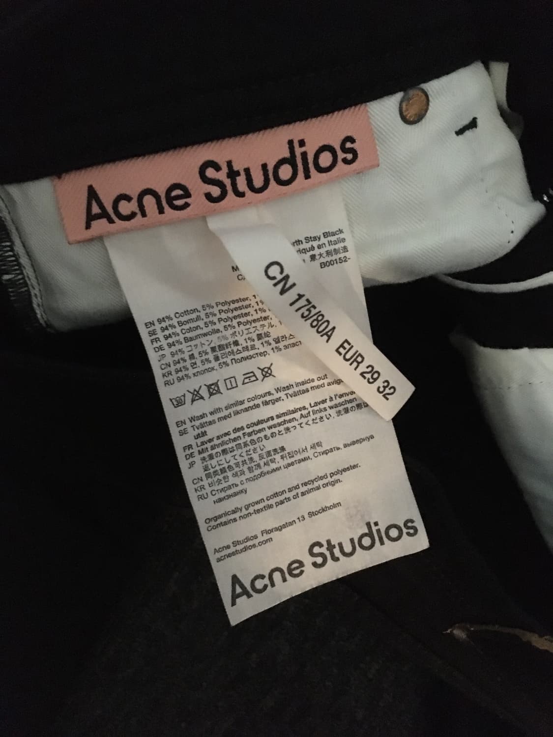 [단종] Acne Studios North Stay Black 상품이미지3
