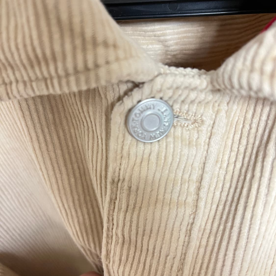 (오버핏 L) 타미 코듀로이 베이지  상품이미지5