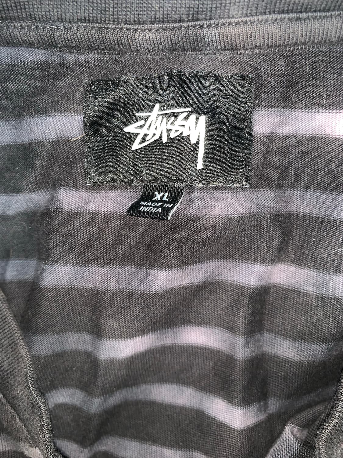 [XL]스투시 블리치드 스트라이프 롱슬리브 상품이미지3