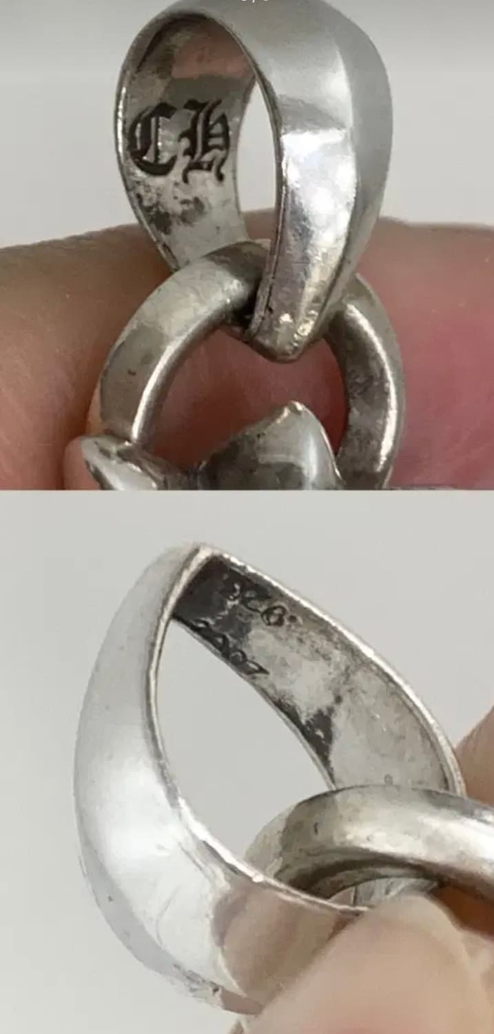 크롬하츠 라지 크로스 펜던트 위드 베일 상품이미지6