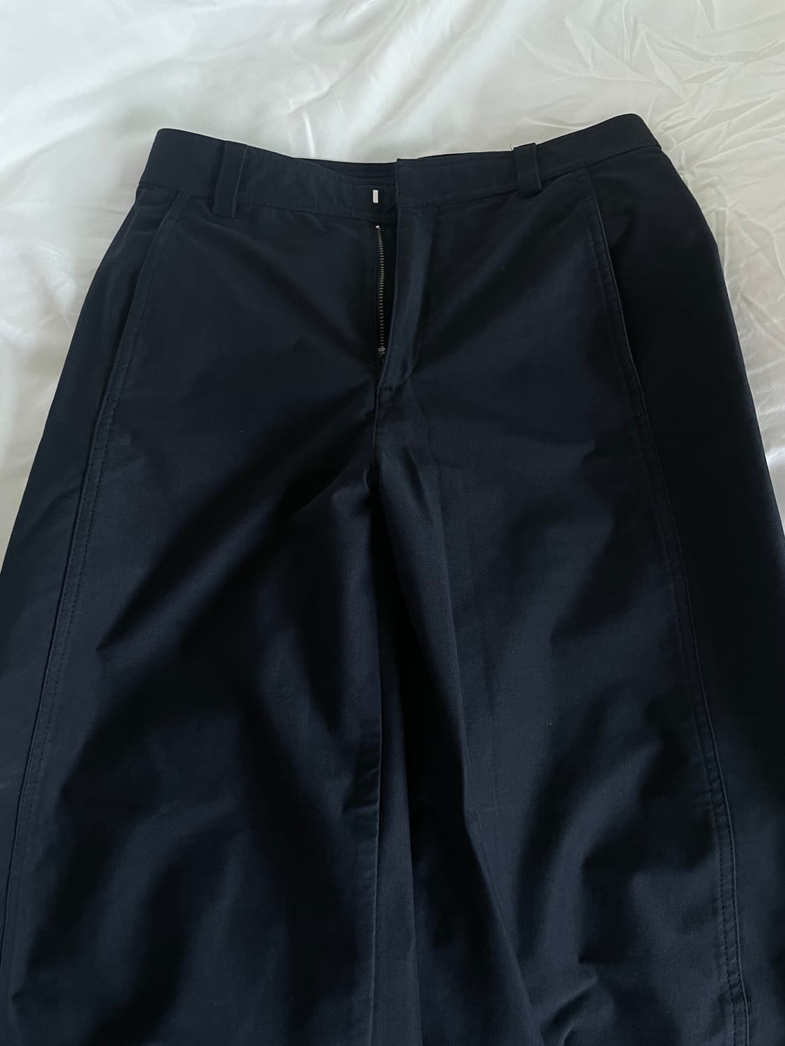 유니클로 커브드 팬츠 네이비 s 상품이미지3