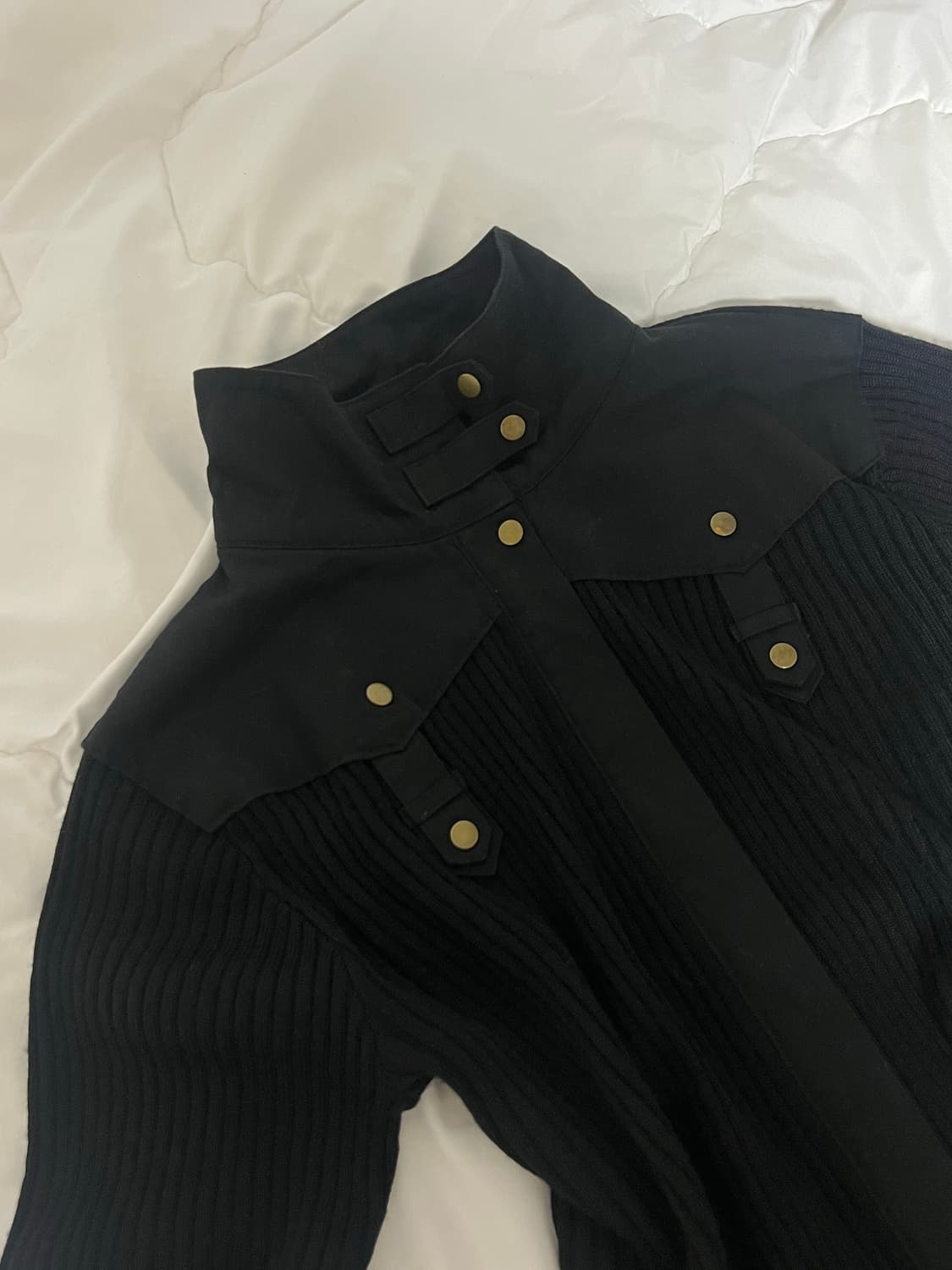 vintage high neck knit 상품이미지1