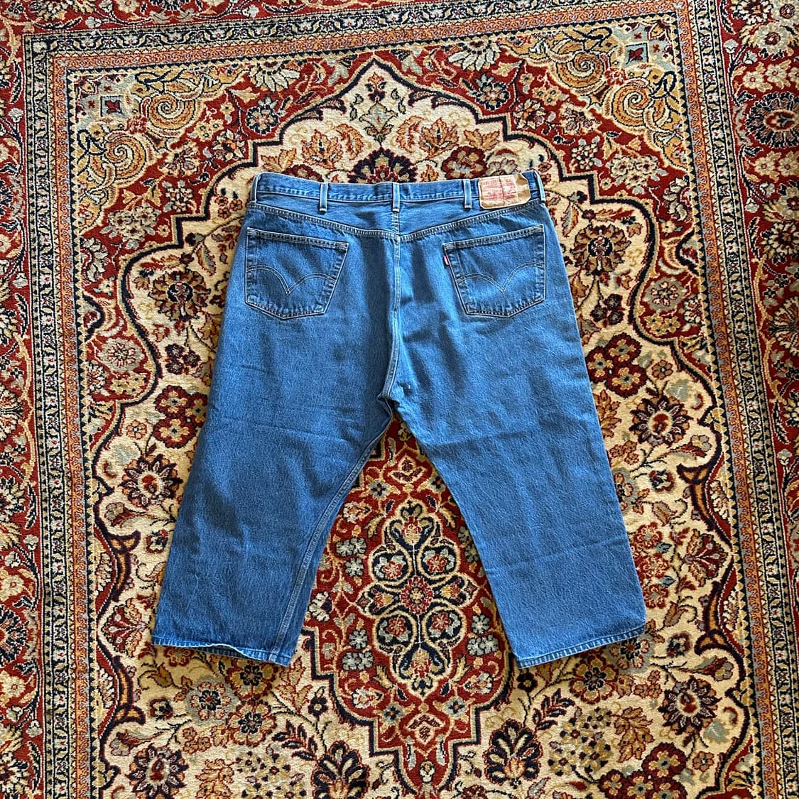 00s 리바이스 501 와이드 크롭데님 팬츠 (W48) 상품이미지6