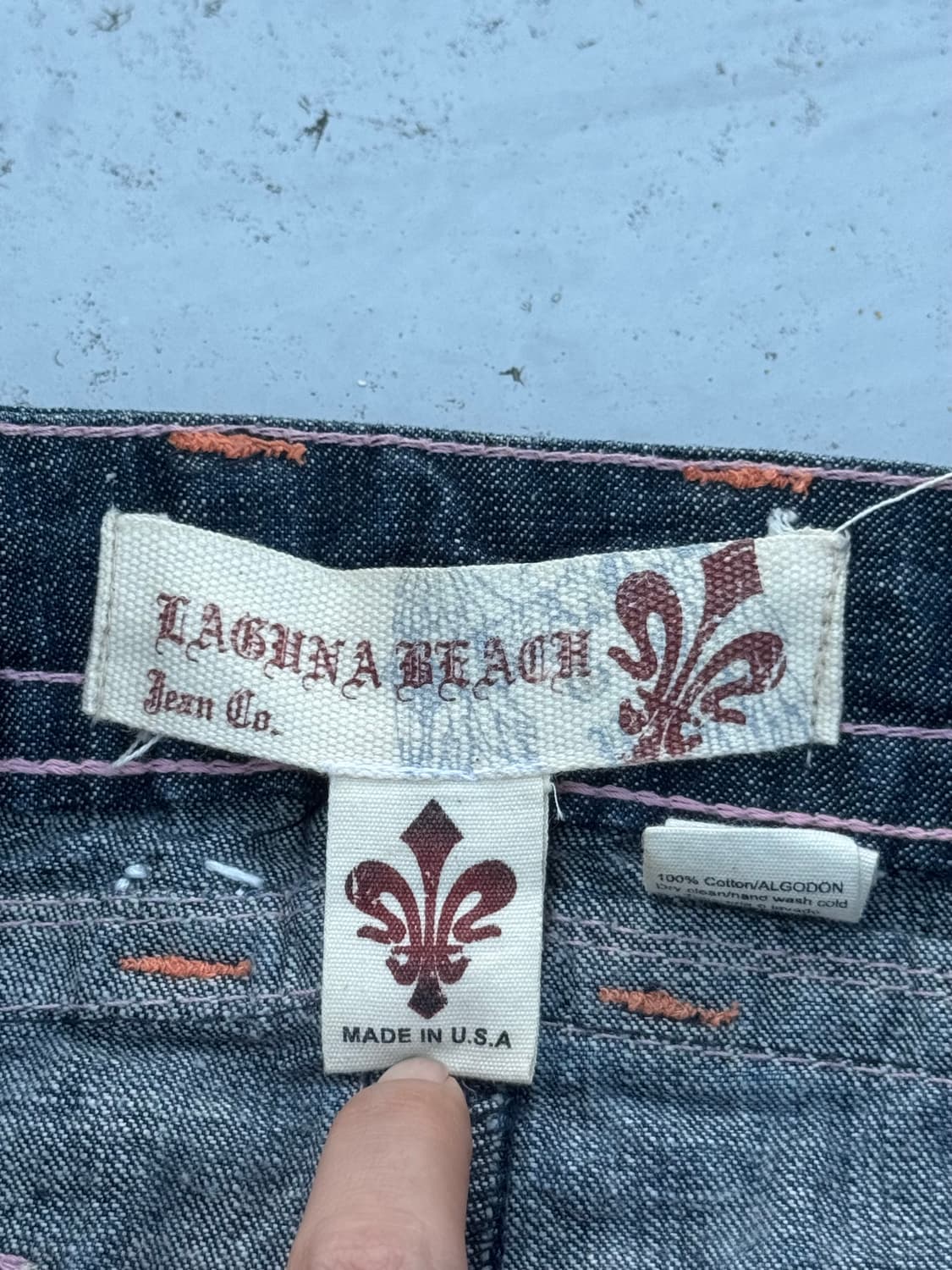 ”Laguna Beach Cubic Denim Mini Skirt“ 상품이미지3