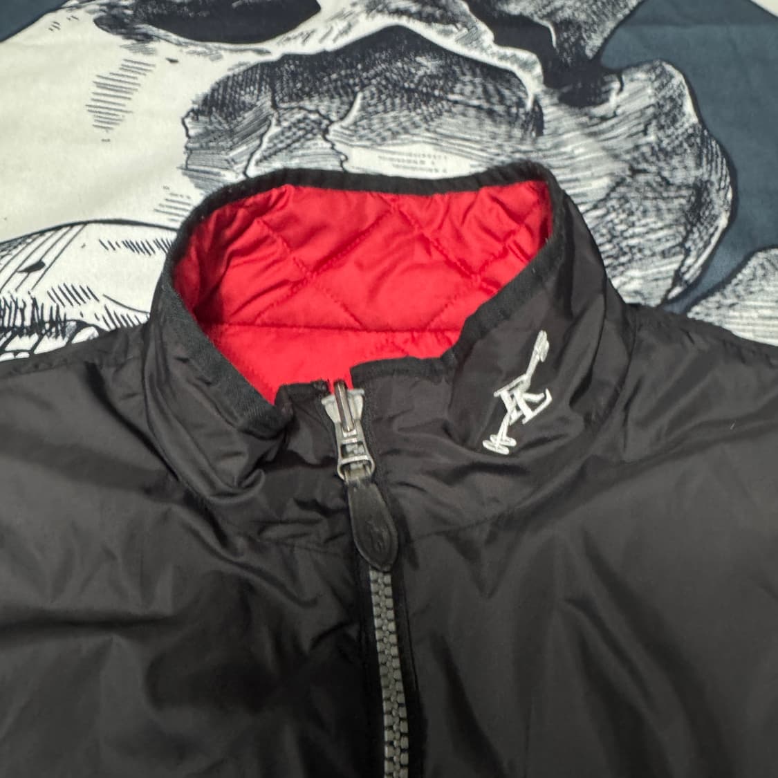 폴로 리버시블 퀄팅자켓 L사이즈  상품이미지7