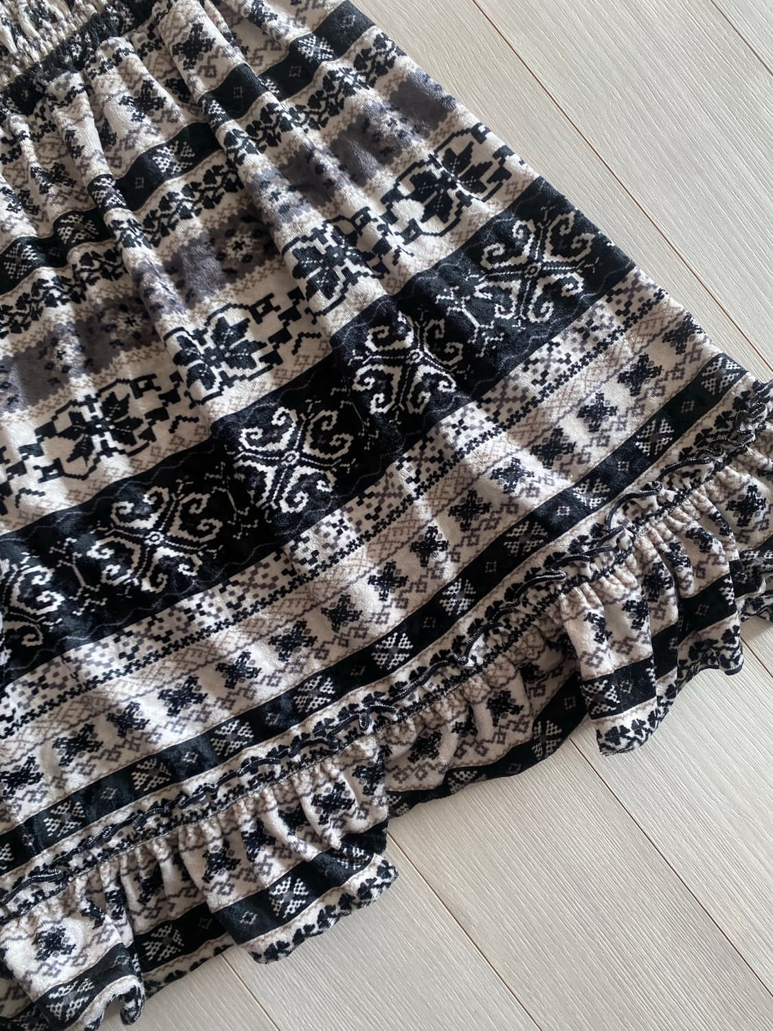 오리엔탈 벨벳 원피스 상품이미지3