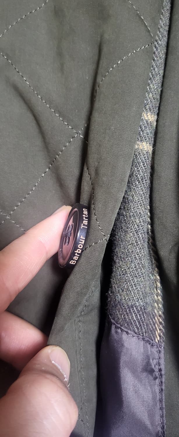 바버 타탄 자켓(코트)M 상품이미지7