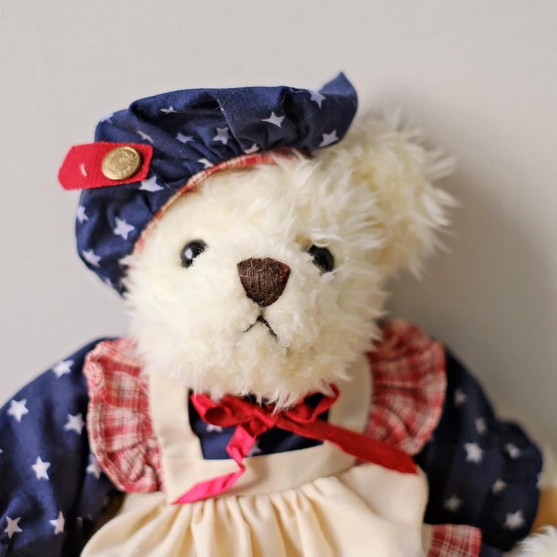 빈티지 테디베어 브라스 버튼 걸스카우트 베어 곰돌이인형 상품이미지3