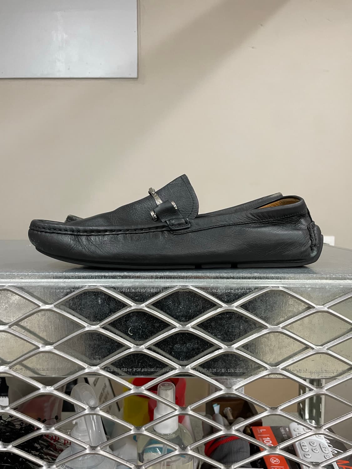 구찌 블랙 레더 홀스빗 로퍼 8 상품이미지1