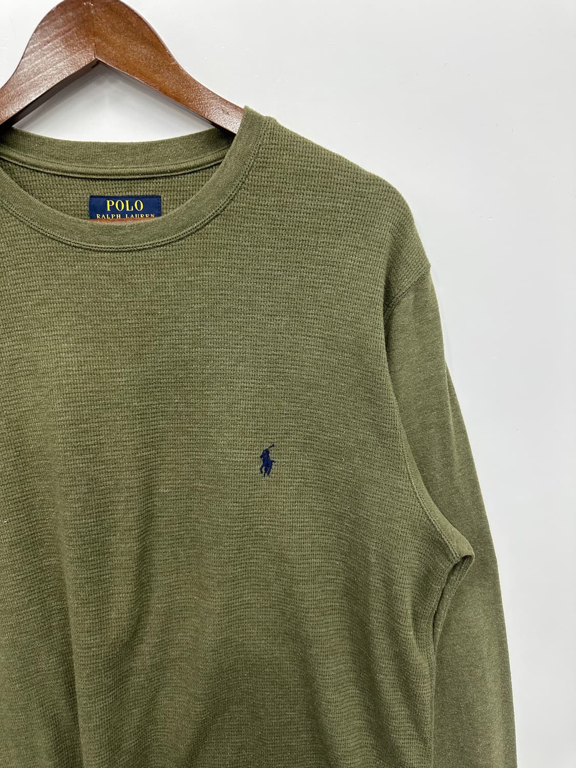 폴로 카키 와플 니트  상품이미지3