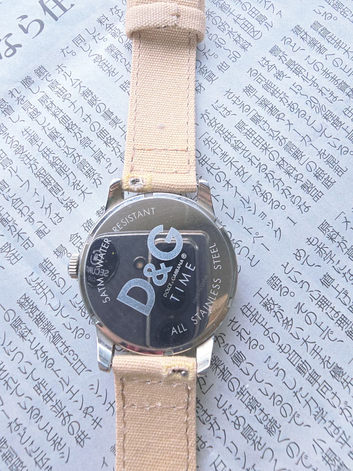 돌체타임D&G TIME 빈티지 쿼츠 시계  상품이미지3