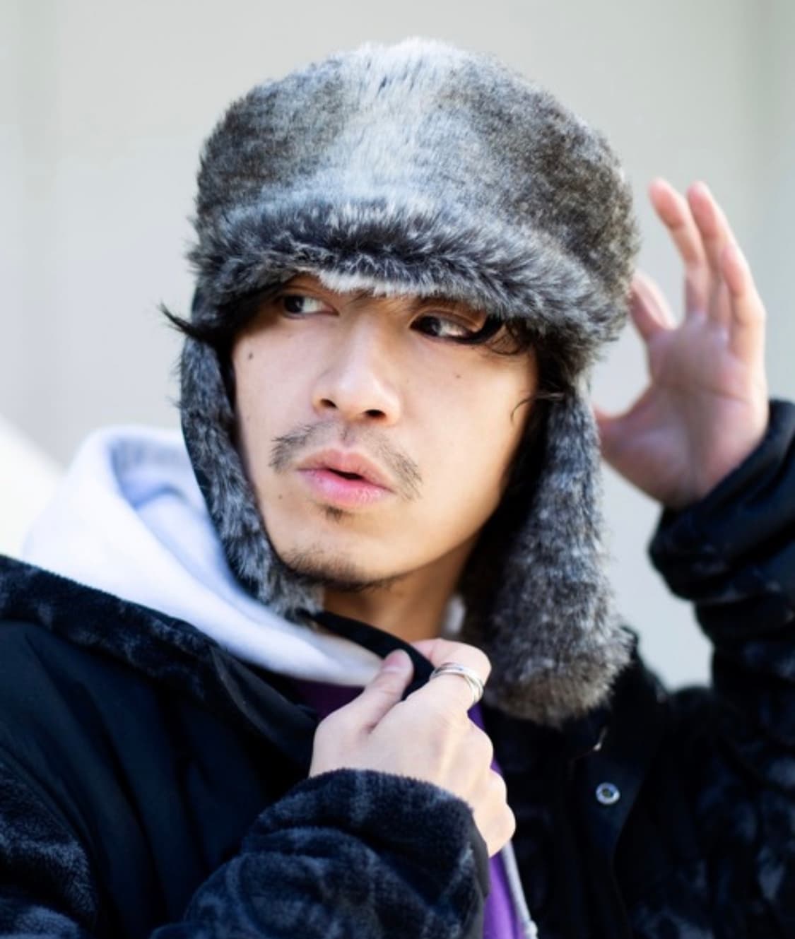 카시라 페이크 레빗 트루퍼햇 상품이미지1