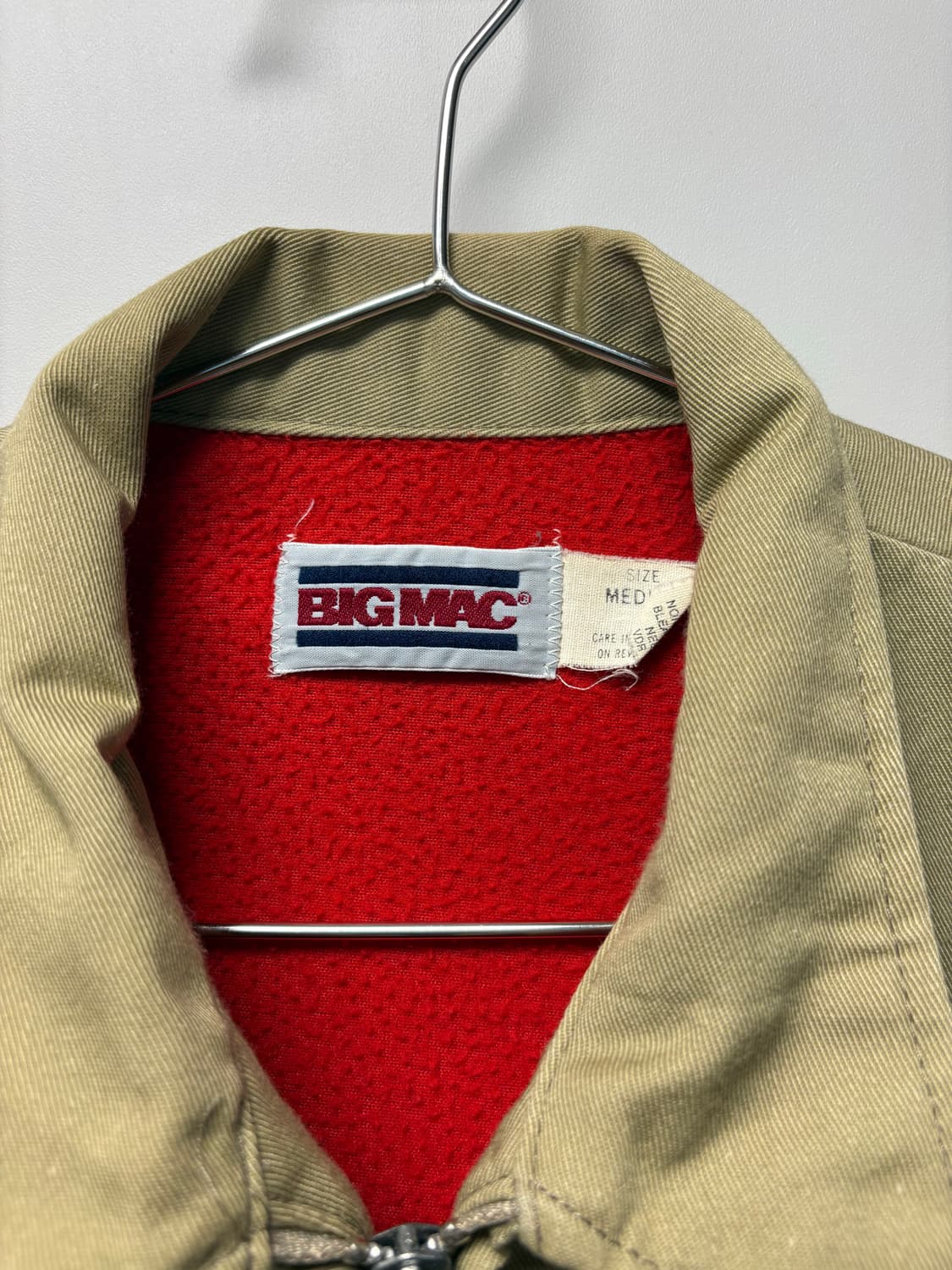 빅맥 베이지 워크웨어 자켓 블루종 M(95-100) 상품이미지2