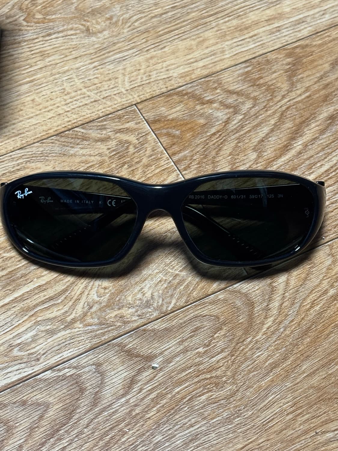 레이밴 Daddy-O 폴리쉬드 블랙 선글라스 상품이미지4