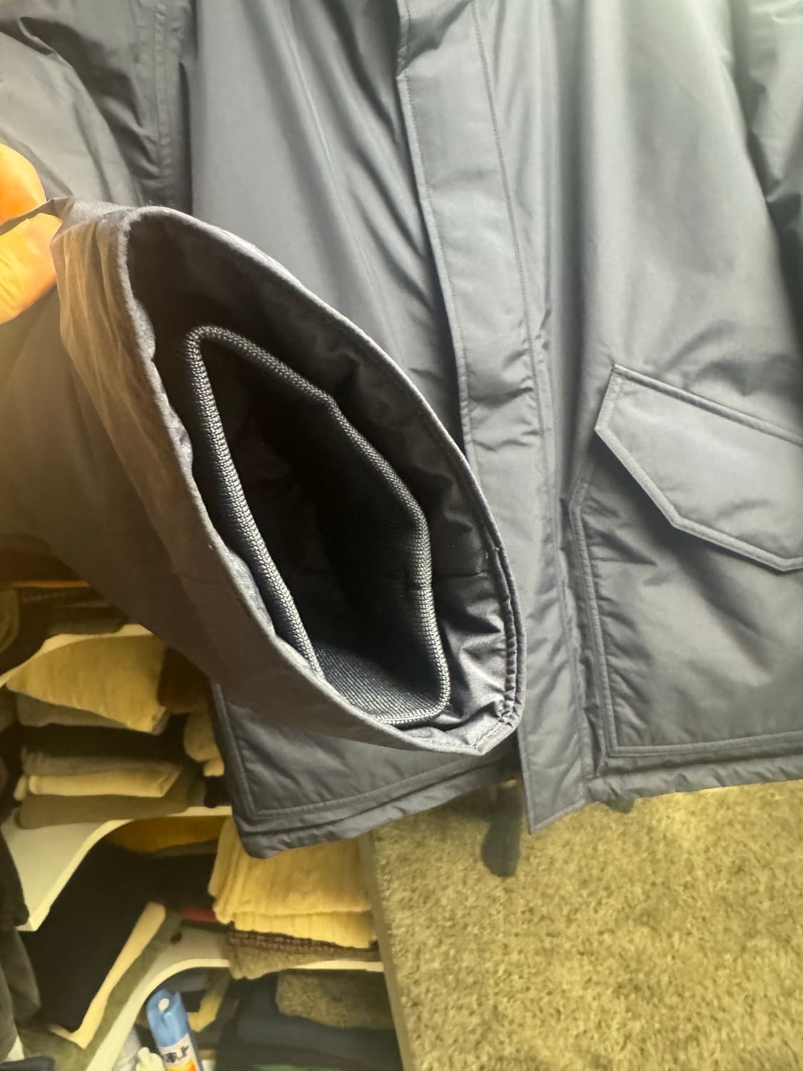 나나미카 고어텍스 다운코트 L 네이비 상품이미지2