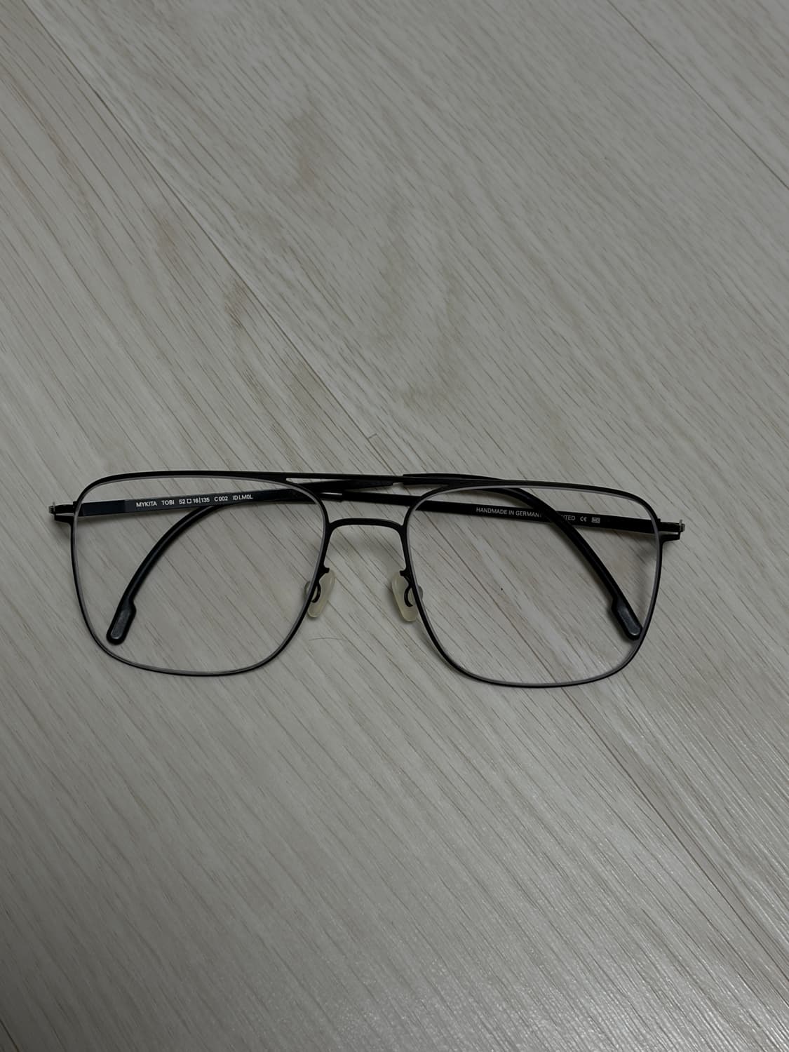마이키타 토비 블랙 투브릿지 안경테 상품이미지2