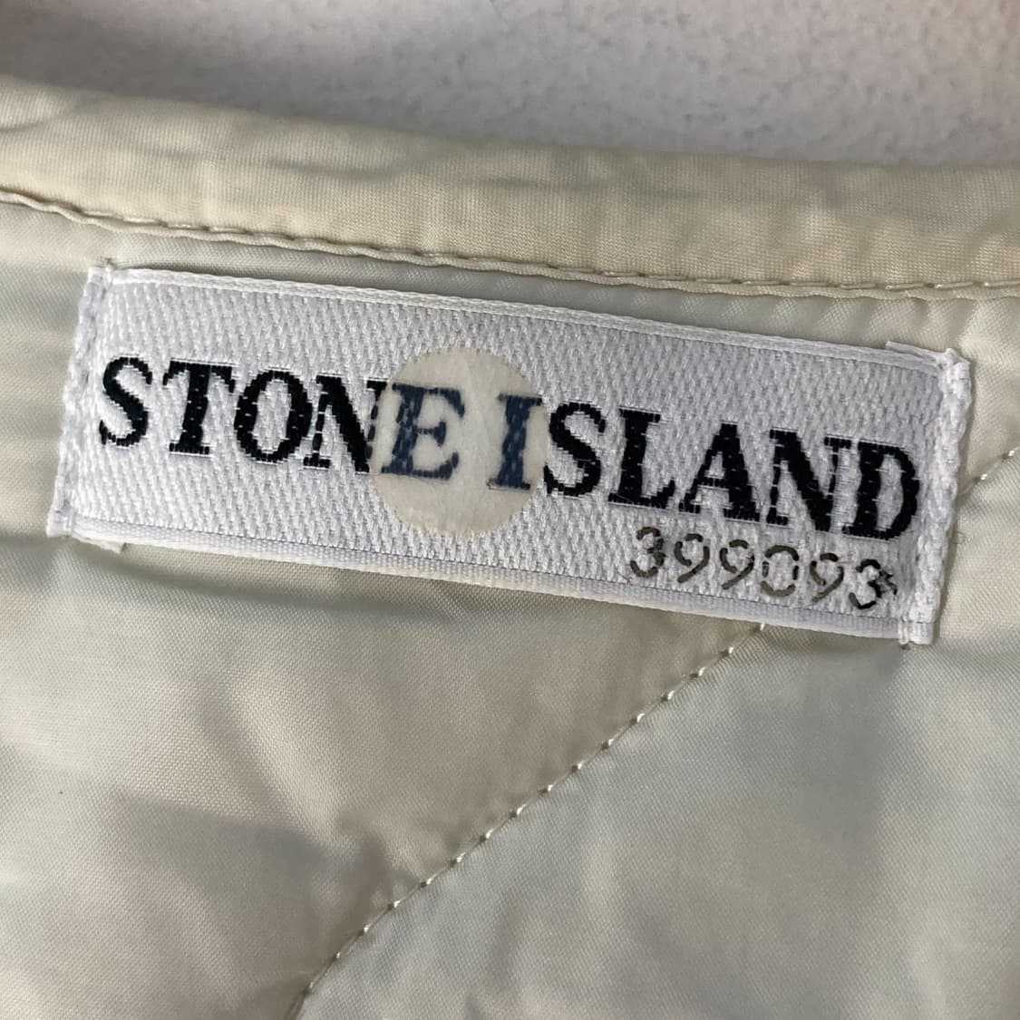 스톤 아일랜드 컴파스 로고 화이트 실버 라이너 자켓 상품이미지7