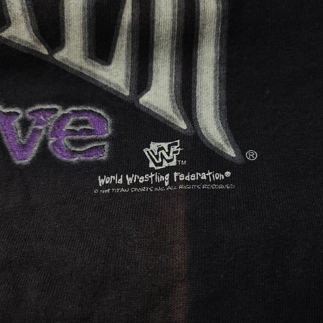[XL] 90s usa 빈티지 wwe 언더테이커 티셔츠 상품이미지4