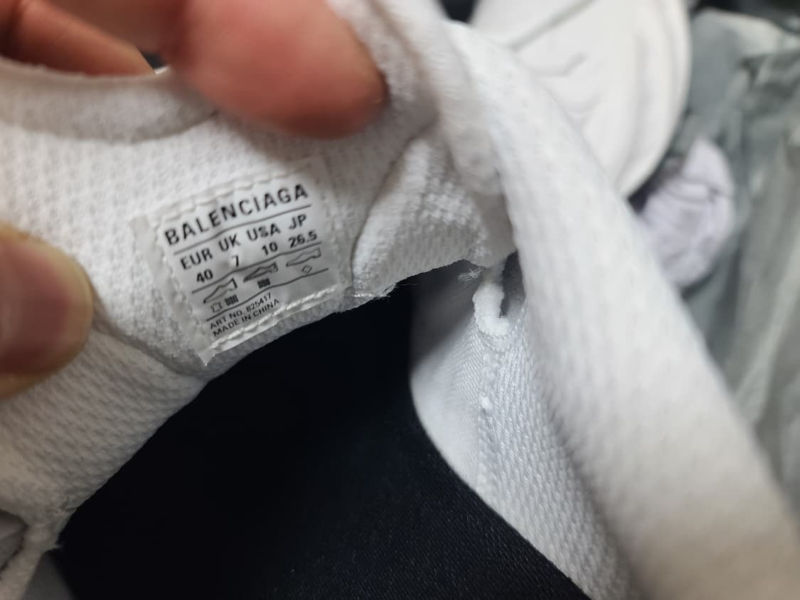 발렌시아가 먼데이스니커즈 화이트 40 새상품 상품이미지6