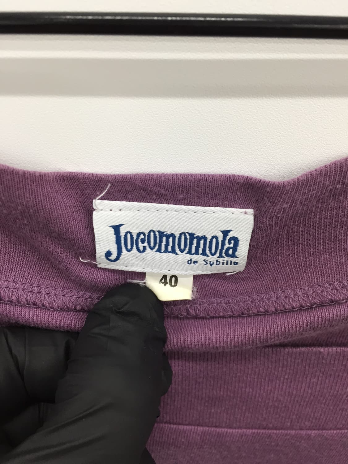 'Jocomomola' Purple Flower Applique Top 상품이미지7