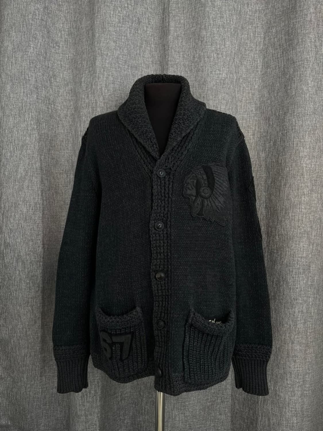 폴로 랄프 로렌 인디언 패치 가디건/#3494 상품이미지1