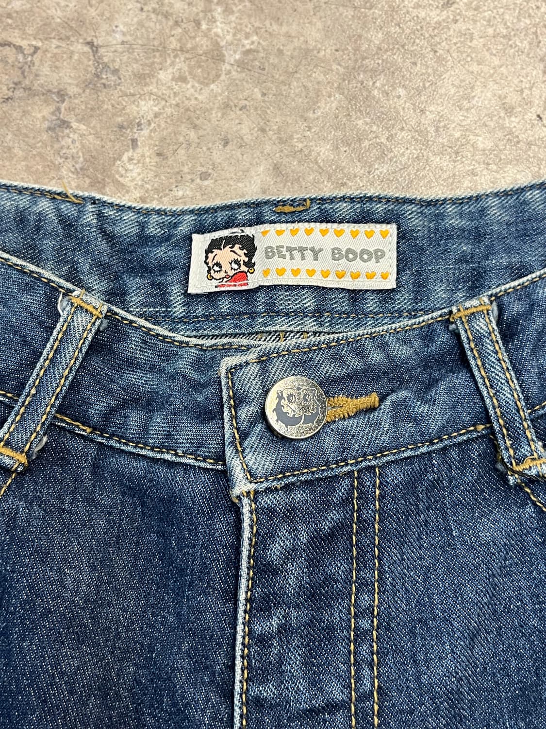 베티붑 자수 부츠컷 데님 팬츠 #csz2156 상품이미지4