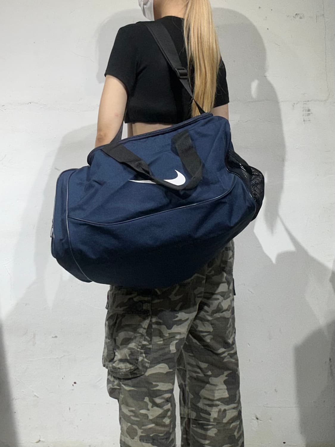 나이키 네이비 빅스우시 더플백 헬스 운동 가방 토트백  상품이미지1