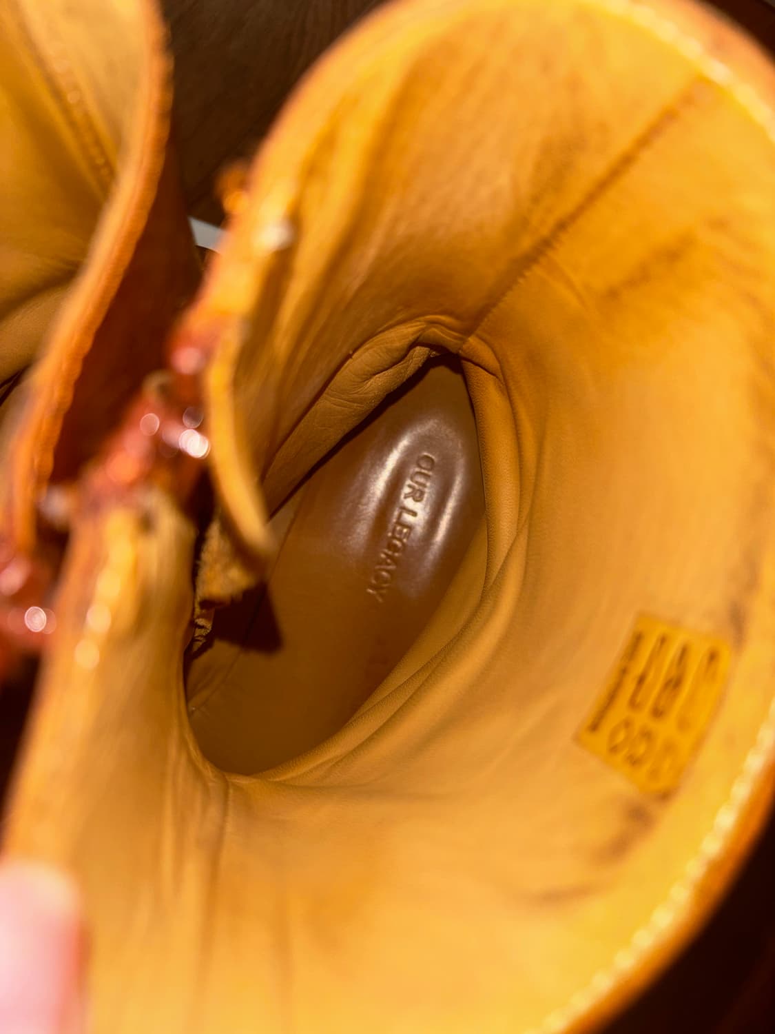 (41)아워레가시 카미온 부츠 코냑 브라운 레더(풀구성) 상품이미지4