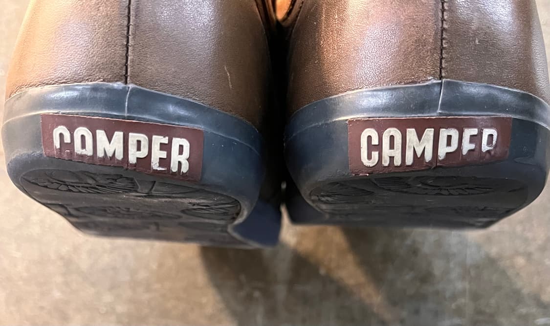 캠퍼 Camper 가죽 캐주얼 슈즈 브라운 270 상품이미지3