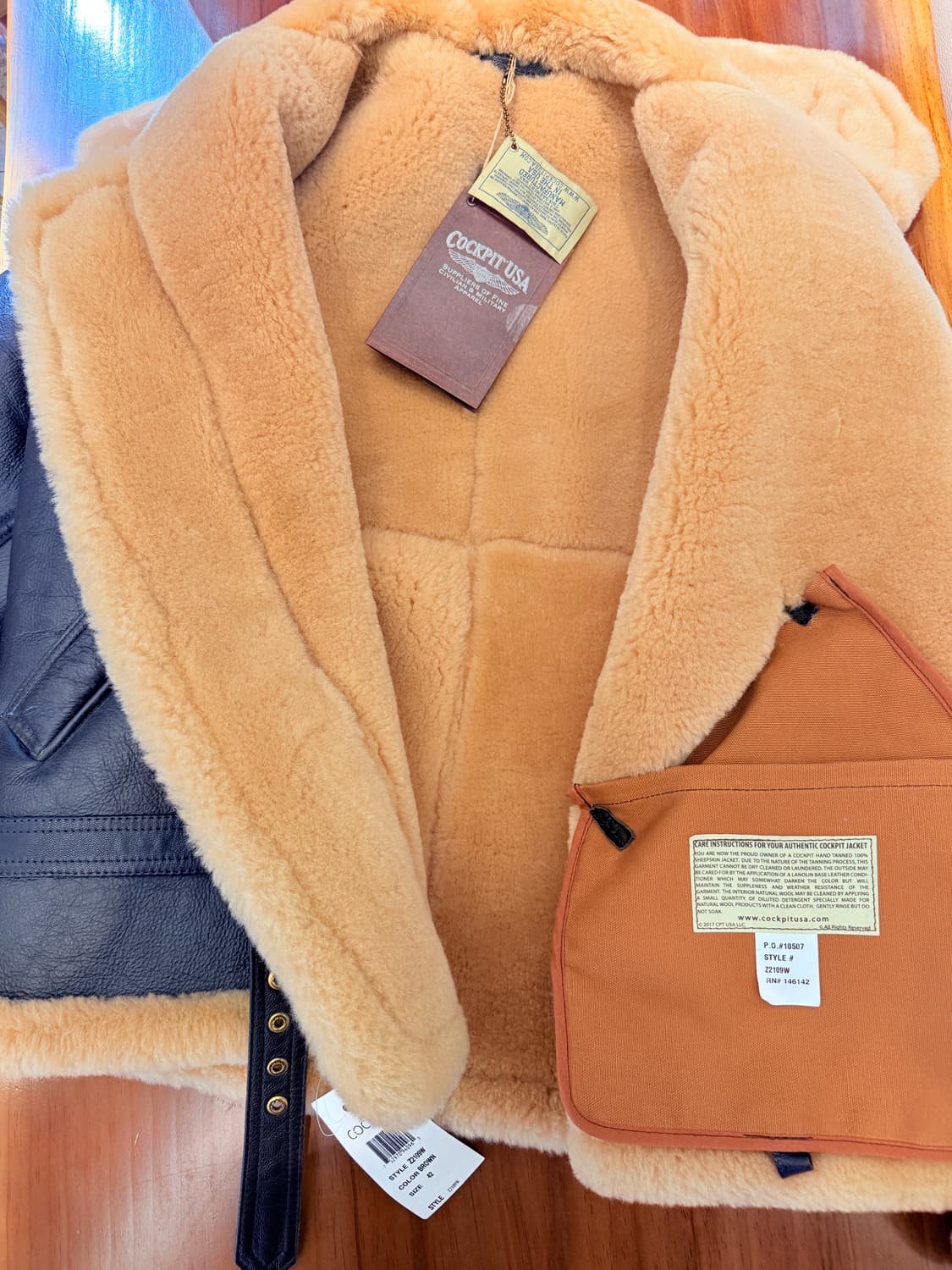 콕핏 usa 톰하디 무스탕 42 새제품 상품이미지2