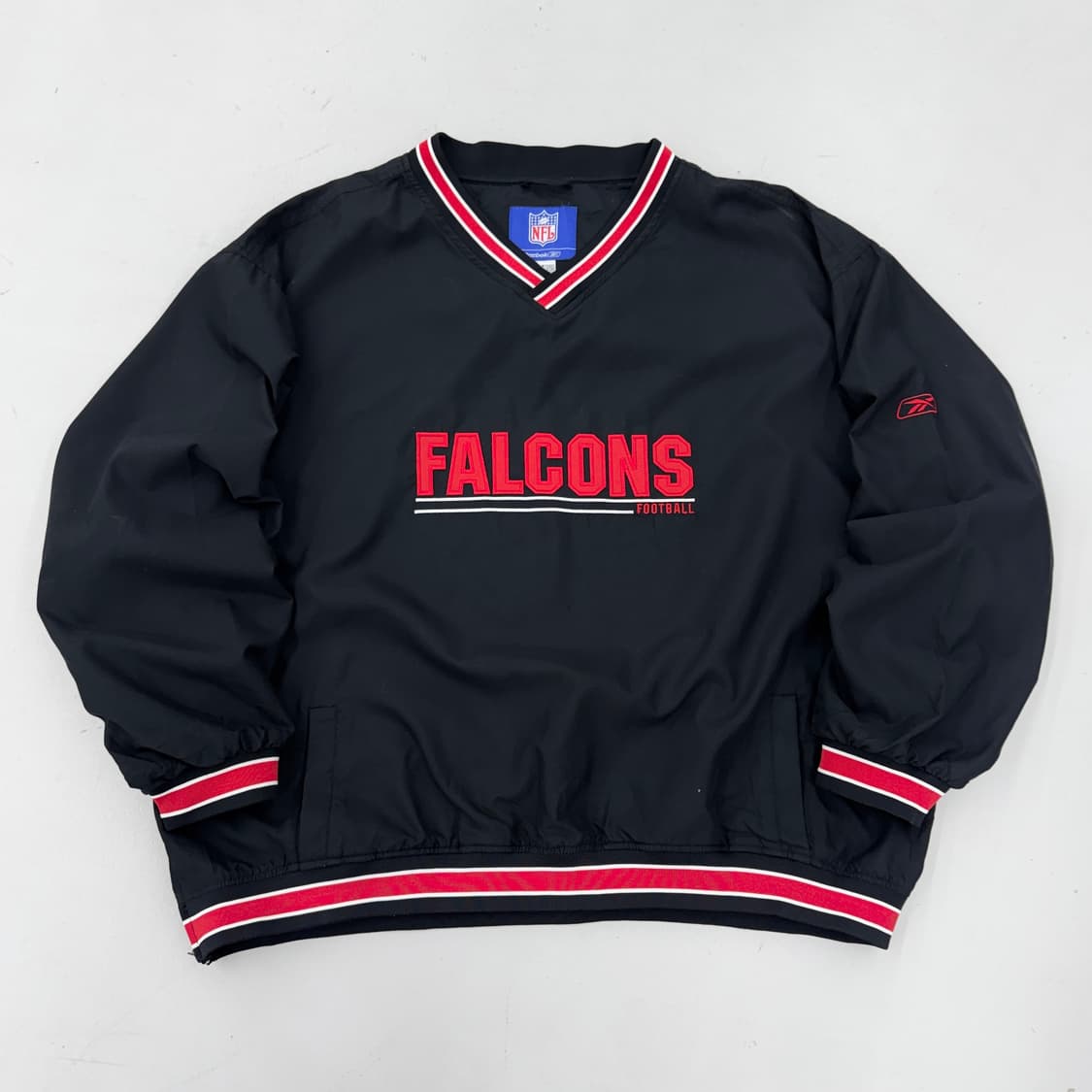 리복 X NFL 90s 팔콘스 블록코어 웜업 바람막이 상품이미지2
