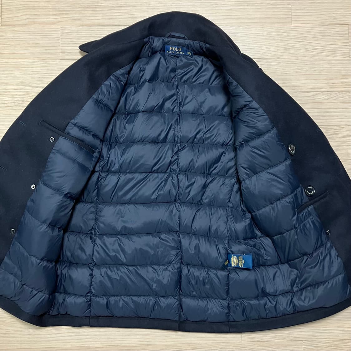 폴로 랄프로렌 덕다운 울 피코트 다크네이비 상품이미지8
