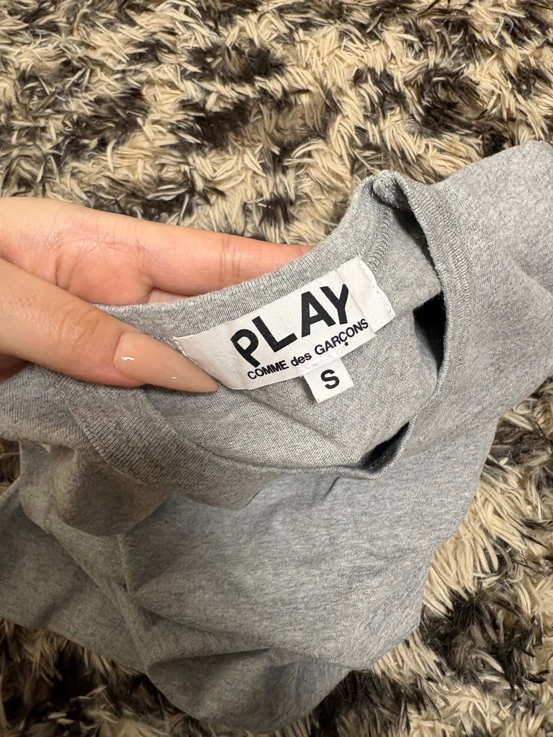 꼼데가르송 플레이 반팔 s 상품이미지3