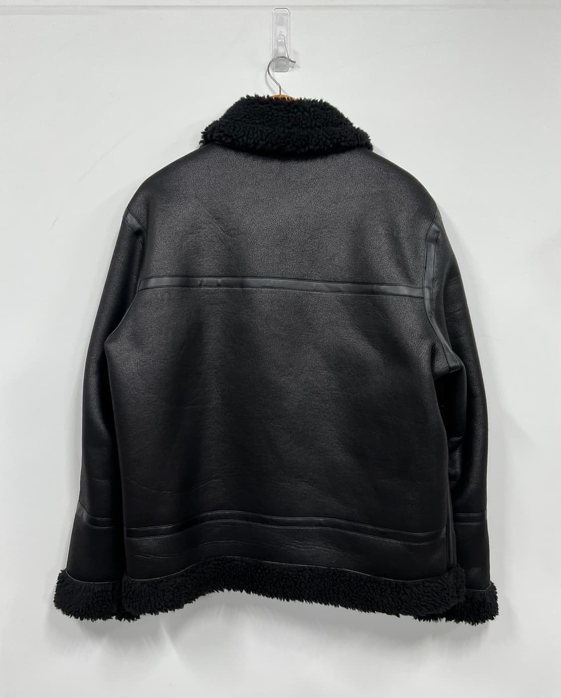 자라 B-3 남성 블랙 무스탕  상품이미지6