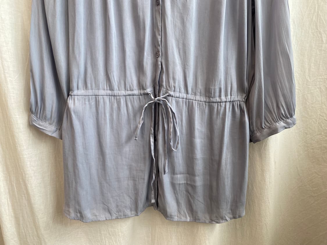 더스티블루 7부 블라우스(L) 상품이미지4