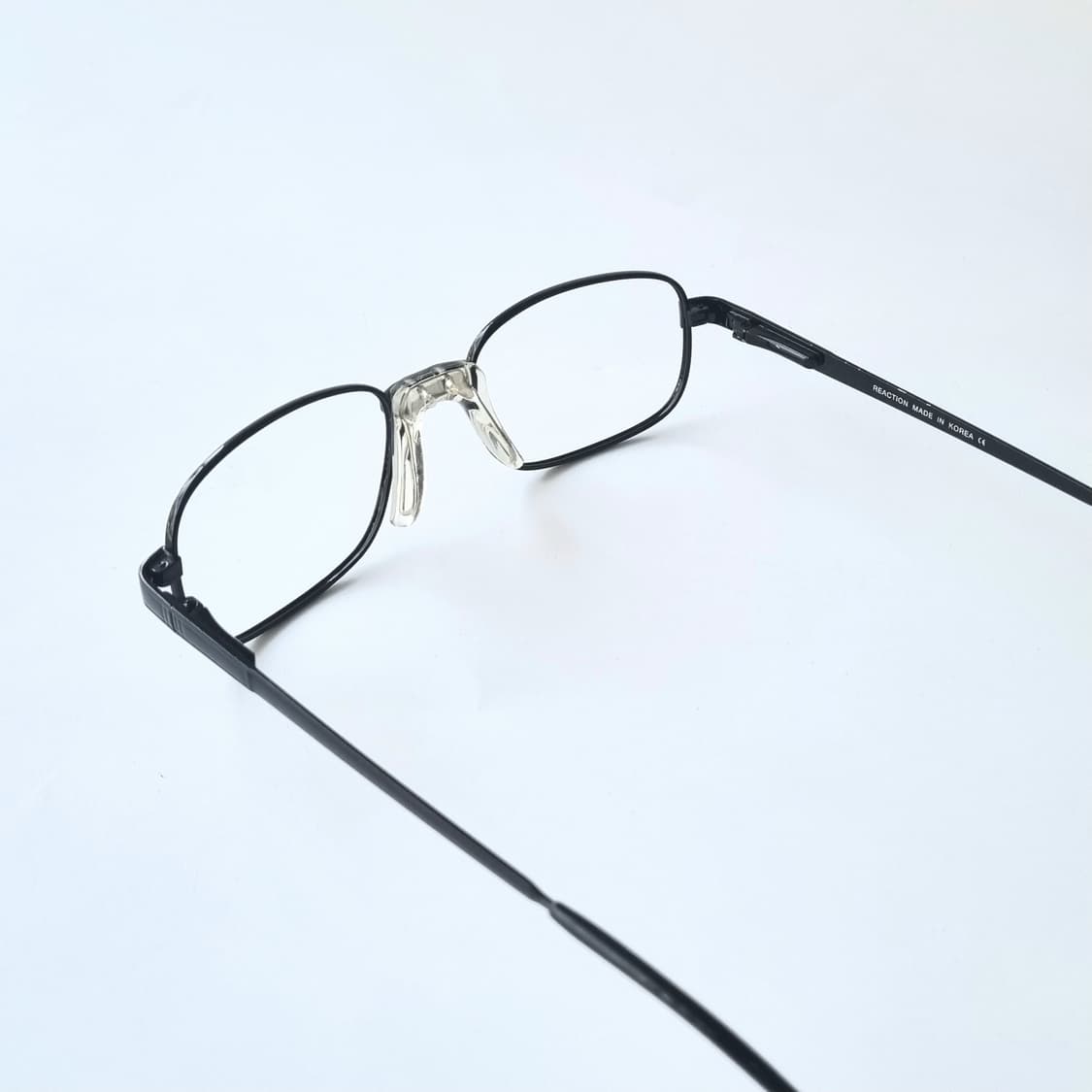 데드스탁 빈티지 무드 미니멀 블랙 스퀘어 안경테 741 상품이미지4