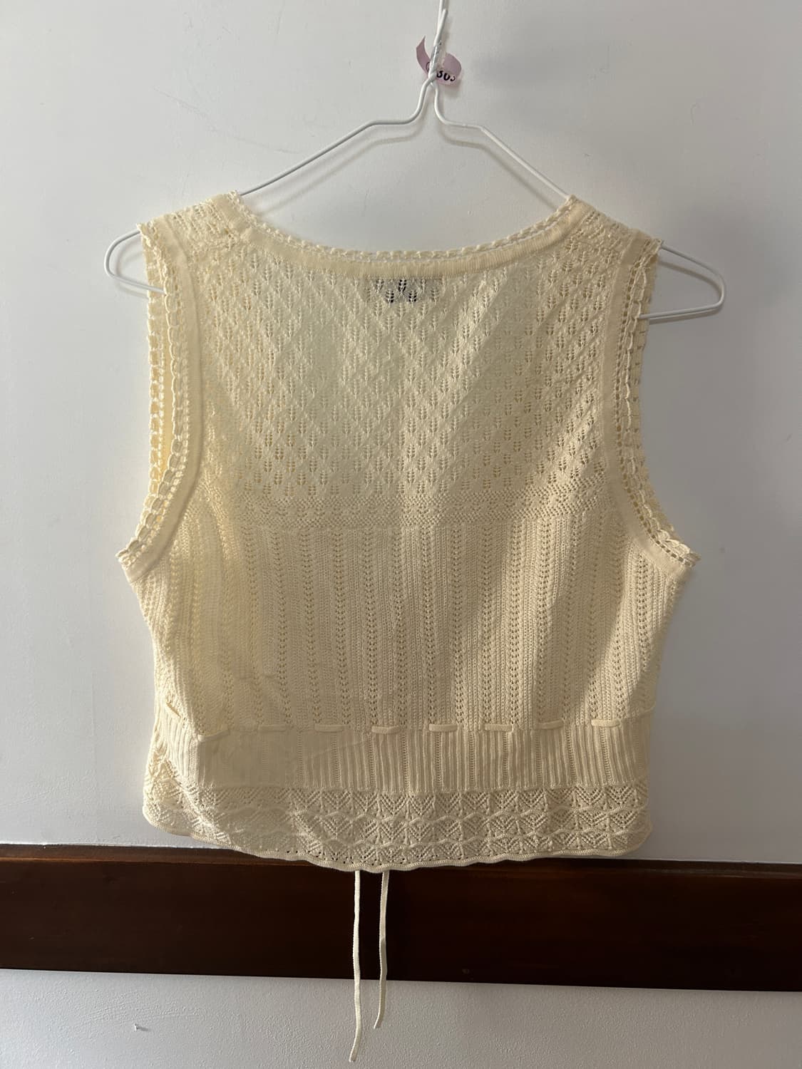 모리걸 boho 니트 조끼 상품이미지5