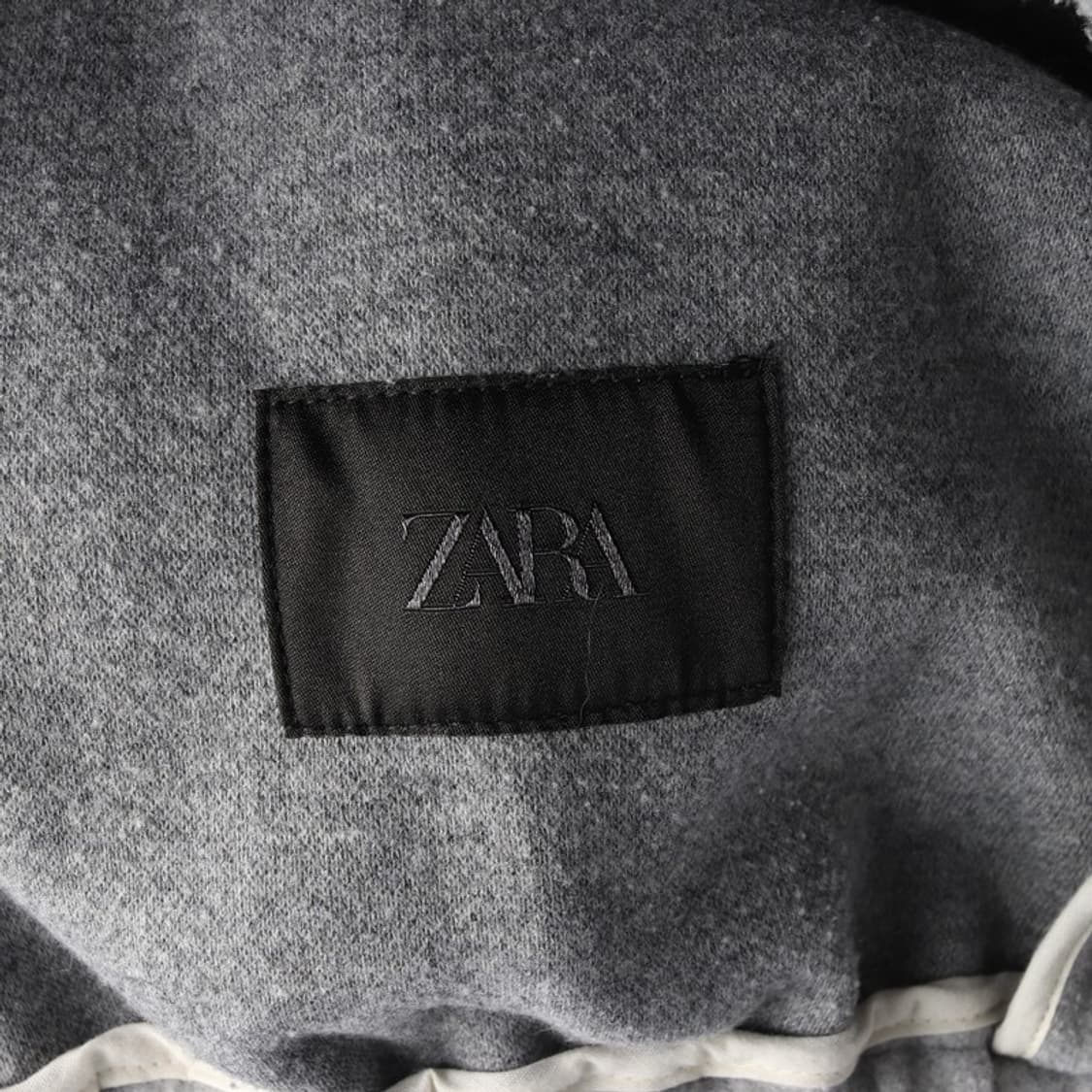 ZARA 그레이 크롭 플리스 하이넥 집업 자켓 S 상품이미지5