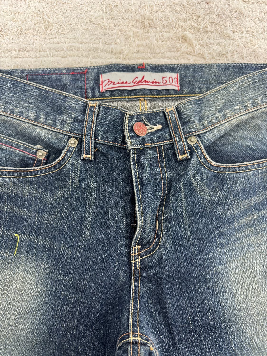 •EDWIN 503 부츠컷 데님 팬츠 30X33 상품이미지3