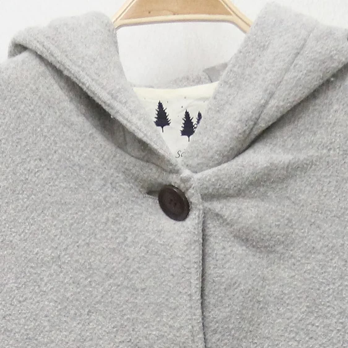 사만사모스2 그레이 후드 울 혼방 코트 60641 상품이미지5