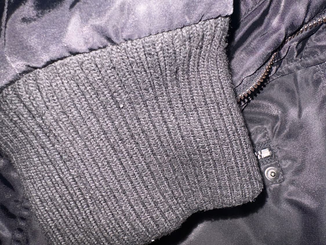 아캄 하이넥 봄버 자켓 블랙 1사이즈 상품이미지5