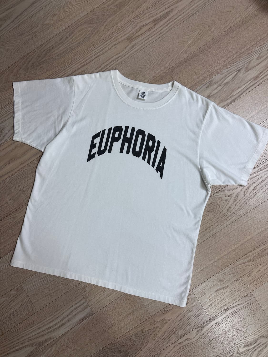컬렉트피시스 EUPHORIA 반팔 티셔츠 화이트 L 사이즈 상품이미지1