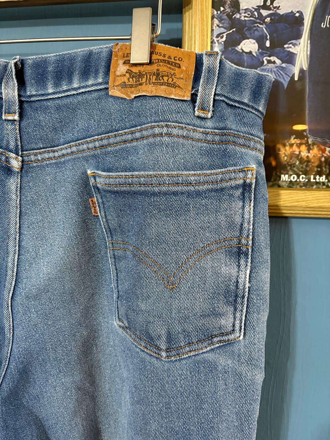 90‘s Levis 547 Boot cut Denim. 상품이미지9