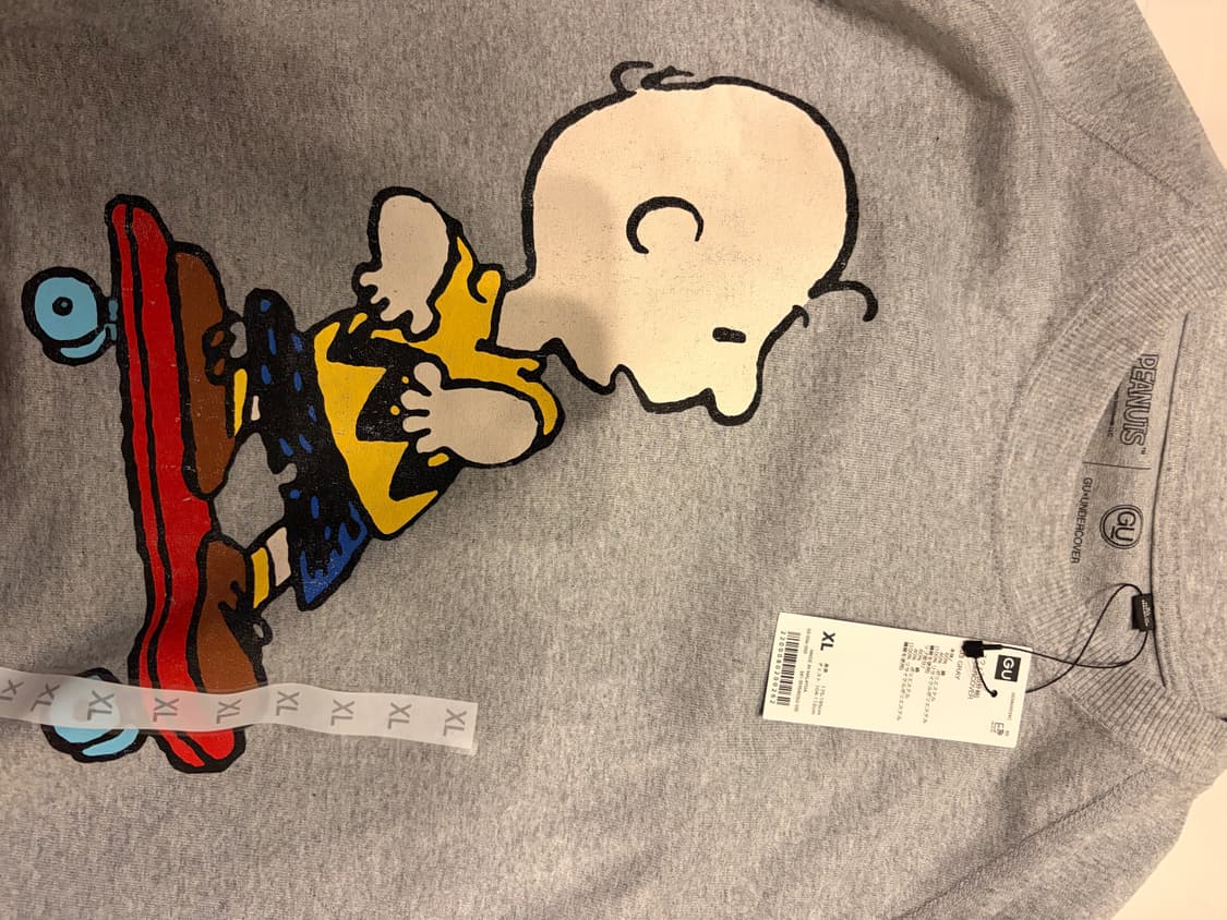 [새상품XL]GU x 언더커버 스누피 반팔 상품이미지2