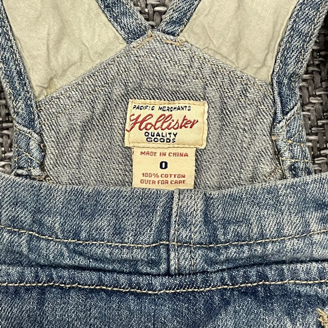 홀리스터 데님 오버롤 v0017 상품이미지7