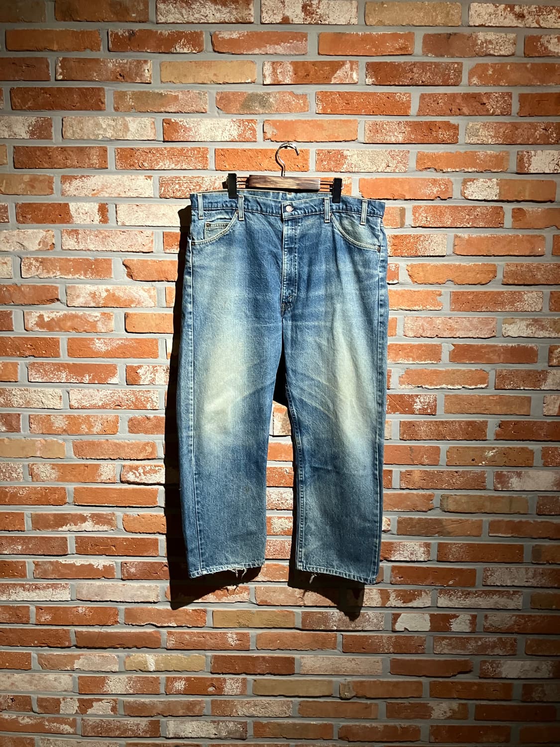 80s USA 빈티지 리바이스 505 오렌지탭 데님 팬츠 상품이미지1