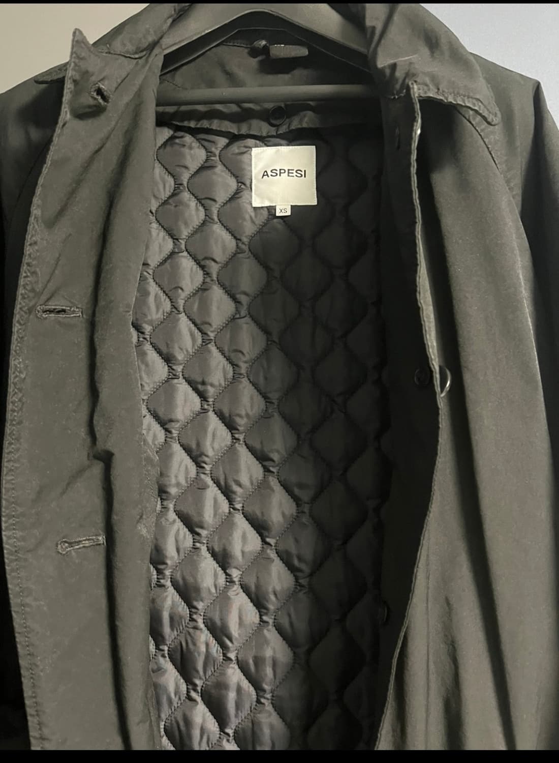 아스페시 퀼팅 라이너 코트xs 상품이미지2